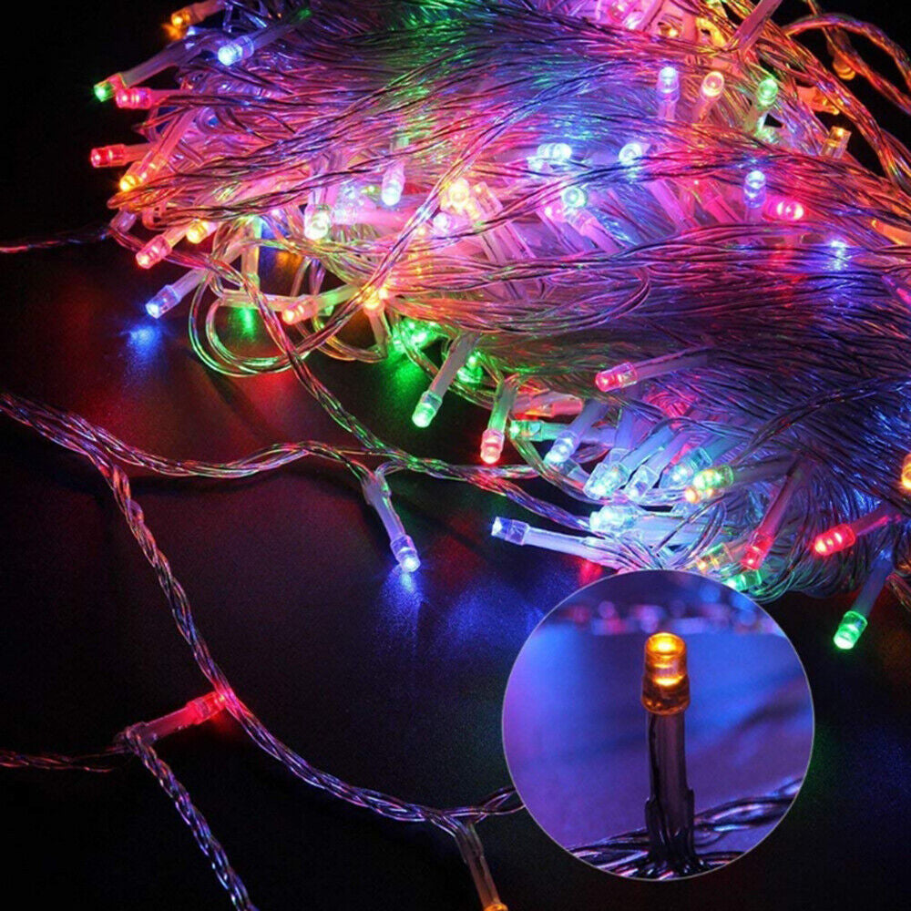 Fairy String Lights 500 LED Christmas Tree Wedding Xmas Party Decor Outdoor USA