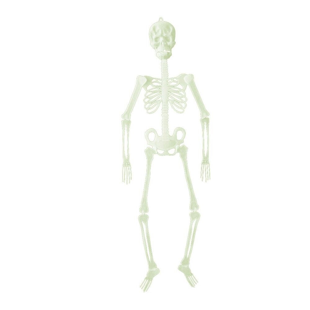 Halloween Scary Luminous Skeleton Glow Evil Hanging Decoration Outdoor for Party
