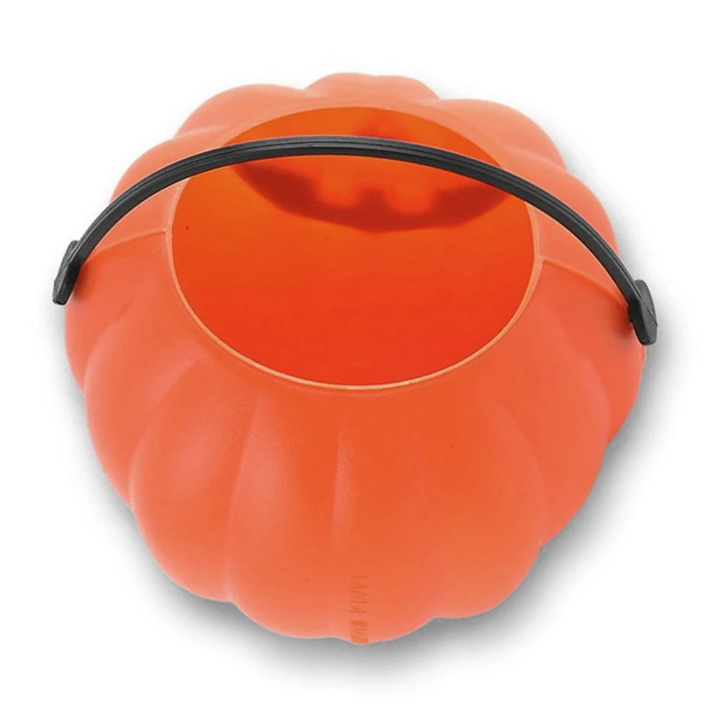 Pumpkin Bucket Halloween Candy Treat Trick or Buckets Holder Pail Mini Kids Basket Plastic Lantern Baskets Cauldron