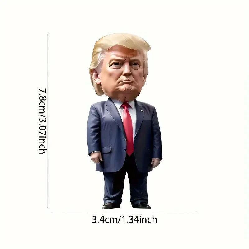 Patriotic Donald Trump 2024 Christmas Ornament ,Ceramic Tree Decor, Holiday Gift