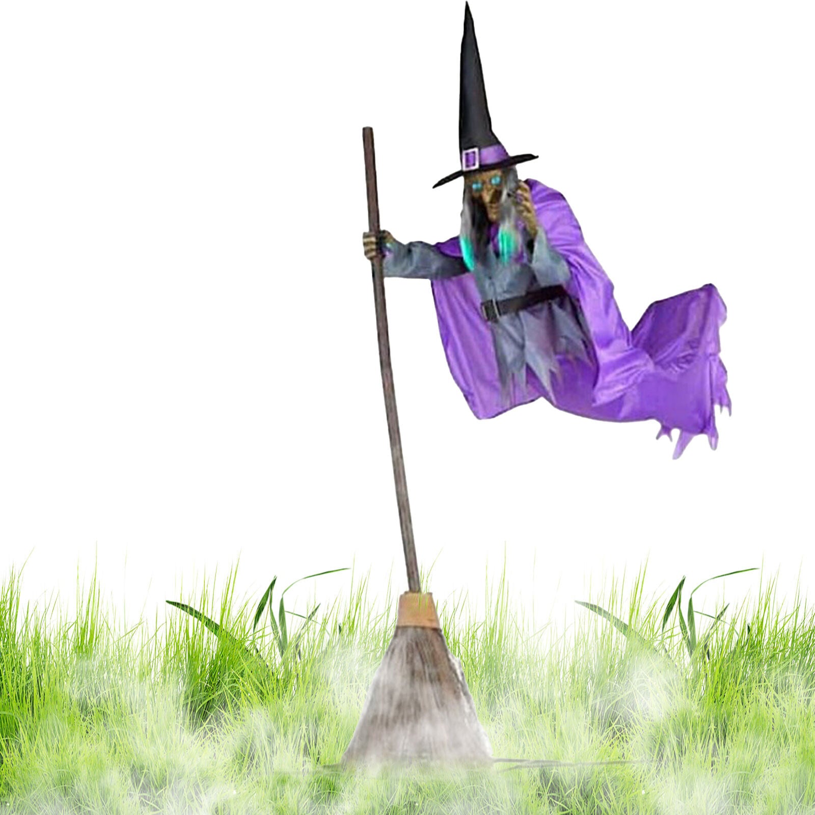 Halloween Animated Hovering Witch