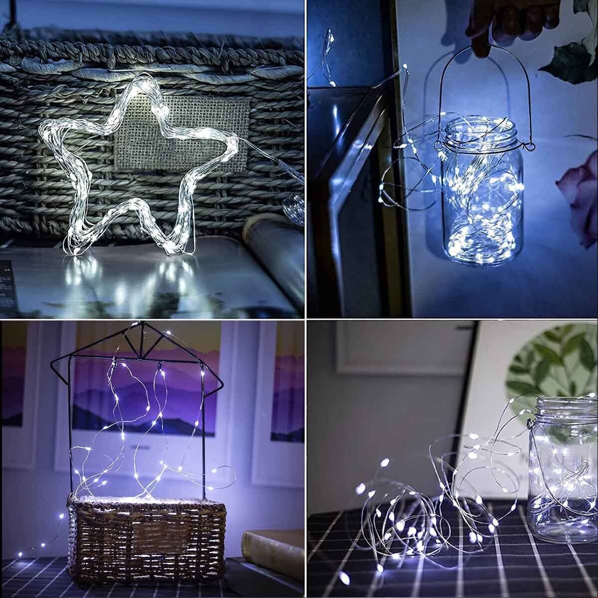 100 LED Solar Power String Fairy Lights Garden Outdoor Party Christmas Lamp