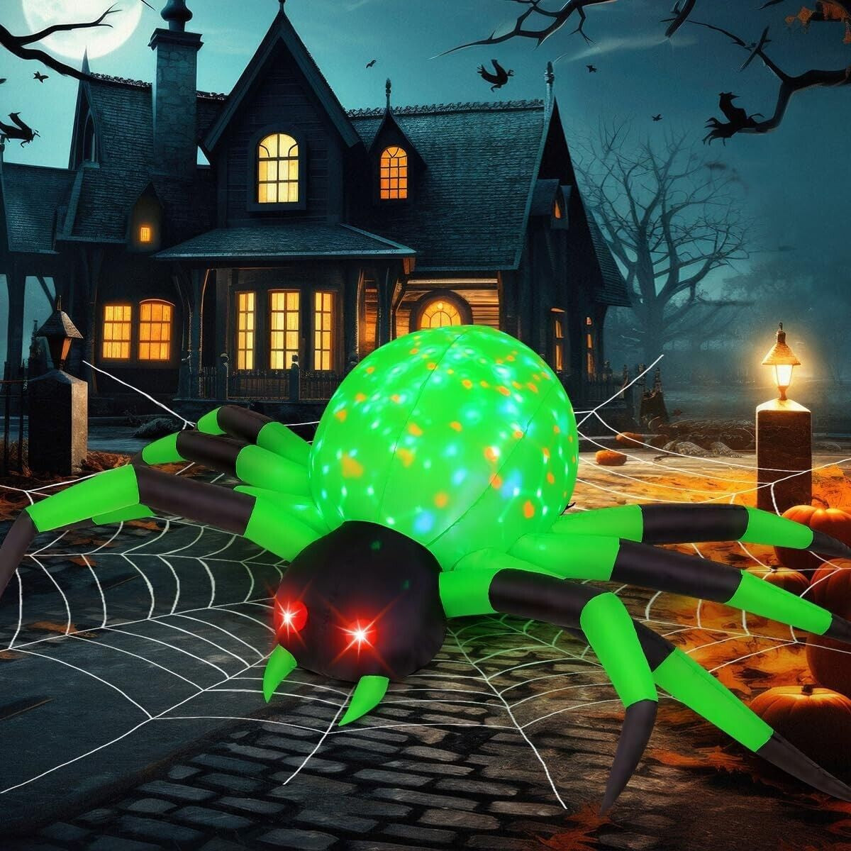 9FT Halloween Inflatable Outdoor Decorations Blow up LED Yard Decor Decoration