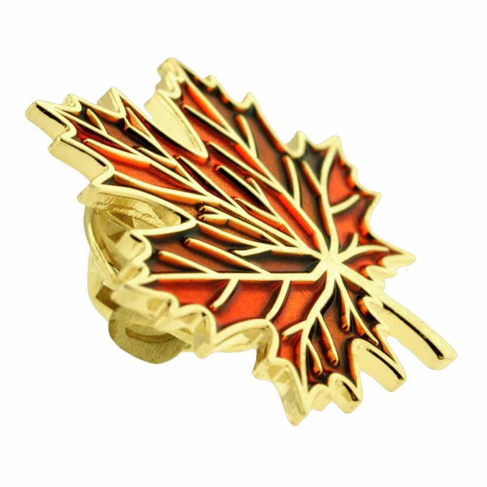 Pinmart Thanksgiving Pumpkin Pie Fall Autumn Leaf & Turkey Holiday Lapel Pin Set