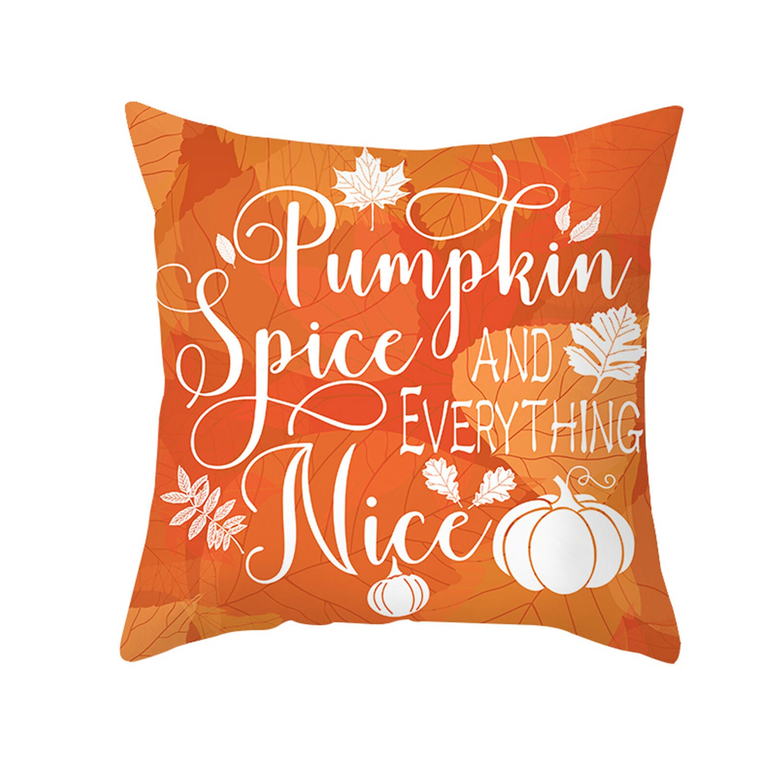 4Pcs Fall Pillow Covers Throw Pillowcase Autumn Pumpkin Thanksgiving Decor 18X18