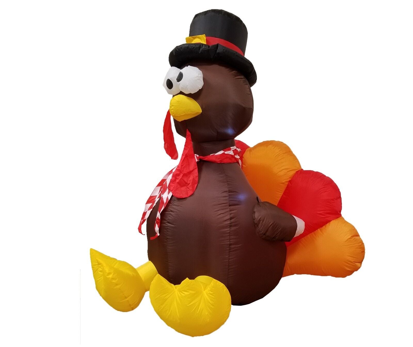 6 Foot Thanksgiving Inflatable Turkey Air Blown Outdoor Yard Decoration Blowup