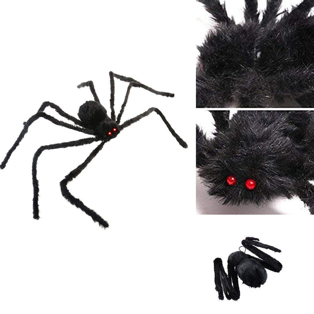 59" Spider Halloween Decor Haunted House Prop Indoor Outdoor Giant Scary Party