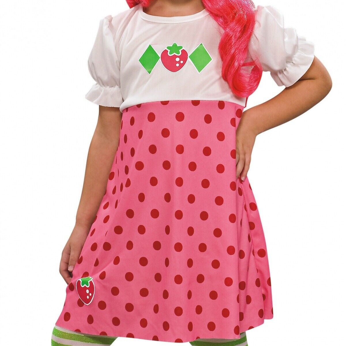 Strawberry Shortcake Costume Toddler and Kids Halloween Fancy Dress