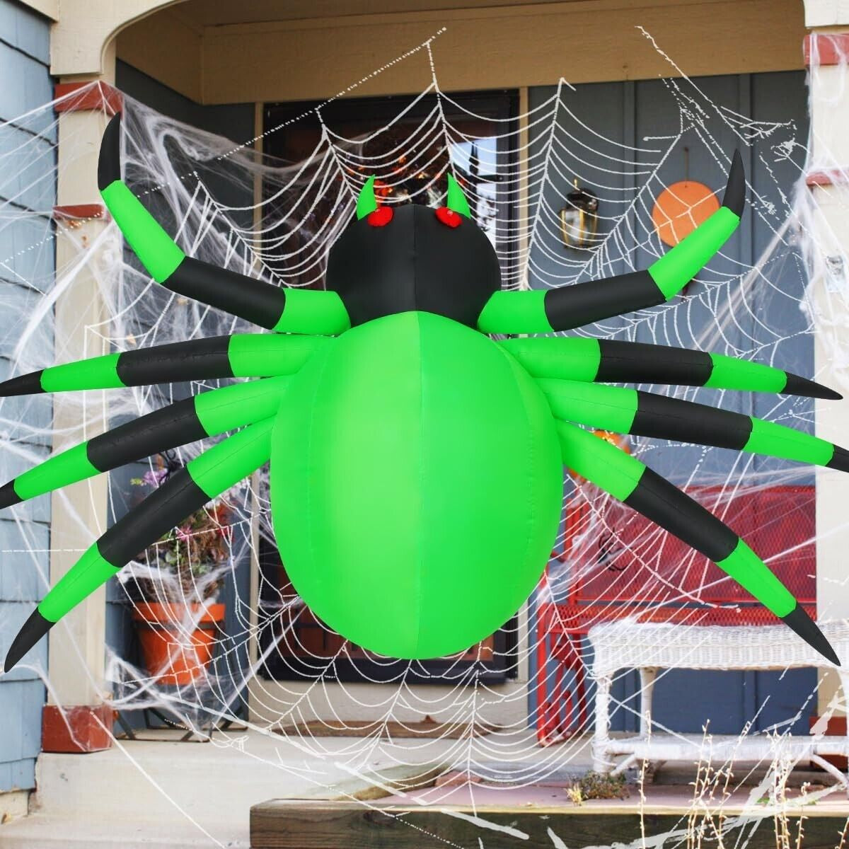 9FT Halloween Inflatable Outdoor Decorations Blow up LED Yard Decor Decoration