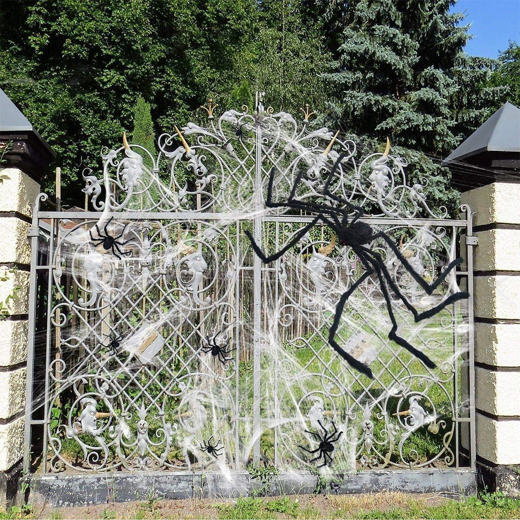 59" Spider Halloween Decor Haunted House Prop Indoor Outdoor Giant Scary Party