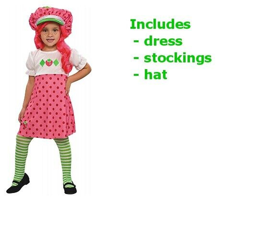 Strawberry Shortcake Costume Toddler and Kids Halloween Fancy Dress